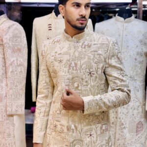 Ivory Heritage Royale Embroidered Sherwani